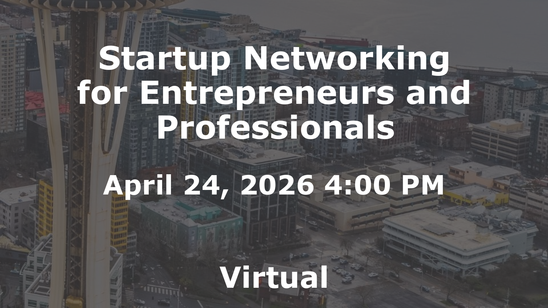 Startup Networking for Entrepreneurs and Professionals event image
